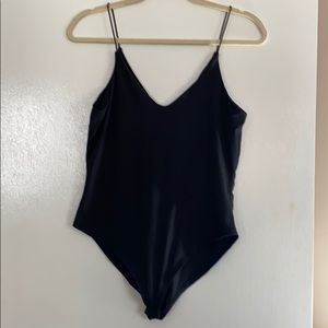 Gaze Spaghetti Strap Bodysuit Size Small